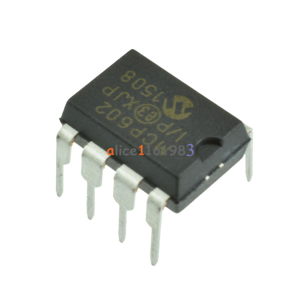 5pcs MCP602-I/P IC OPAMP DUAL SNGL 8-DIP GOOD