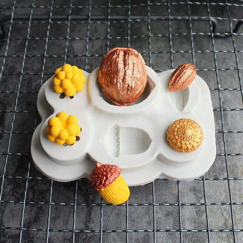 Nut Silicone Mold Fondant Mould Chocolate Mold Baking Cake Decorating Mou.l8