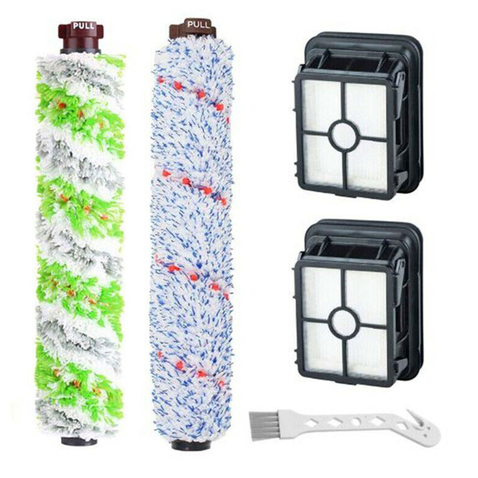 For Bissell CrossWave Roller Brushes+Filters Set Vacuum Cleaner Attachments