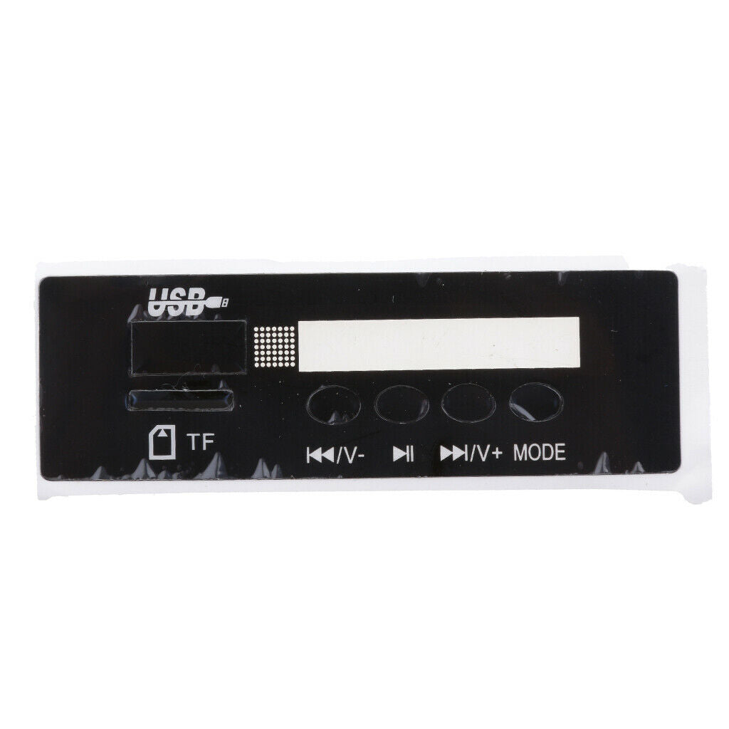 Car Digital Display 12V USB TF Radio MP3 Decoder Board Wireless Audio Module