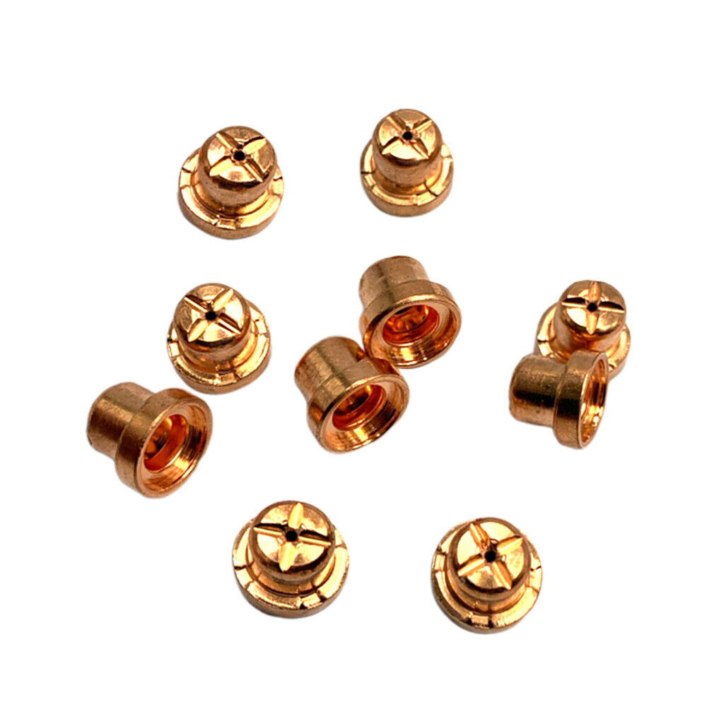 10 lot Air Plasma Cutting Torch Cutter Parts JG 50 Torch Kit JG-50 Nozzle,