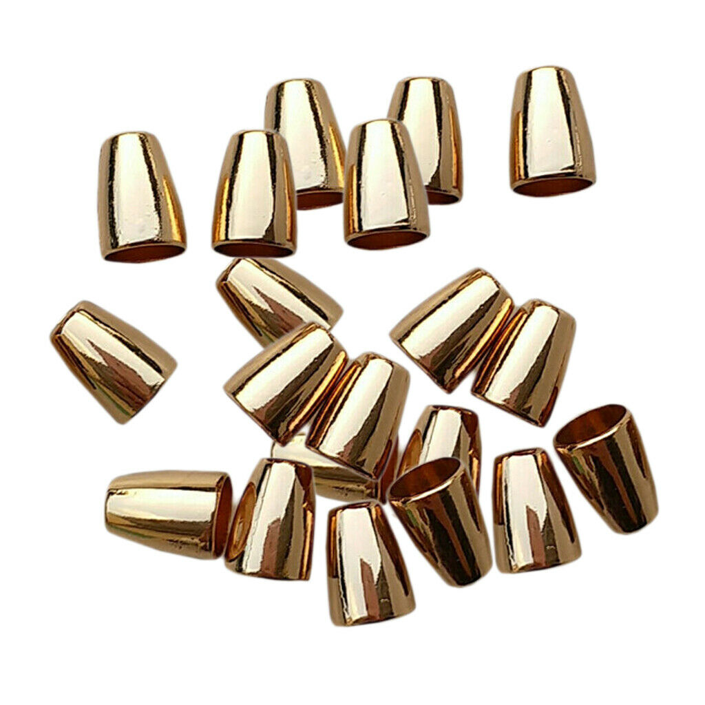 20pcs   Metal   Zinc   Alloy   Bell   Stoppers   Cord   End   Lock   for