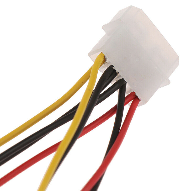 4Pin IDE Molex to 2 Serial ATA SATA Y Splitter Hard Drive Power Supply Ca.DD