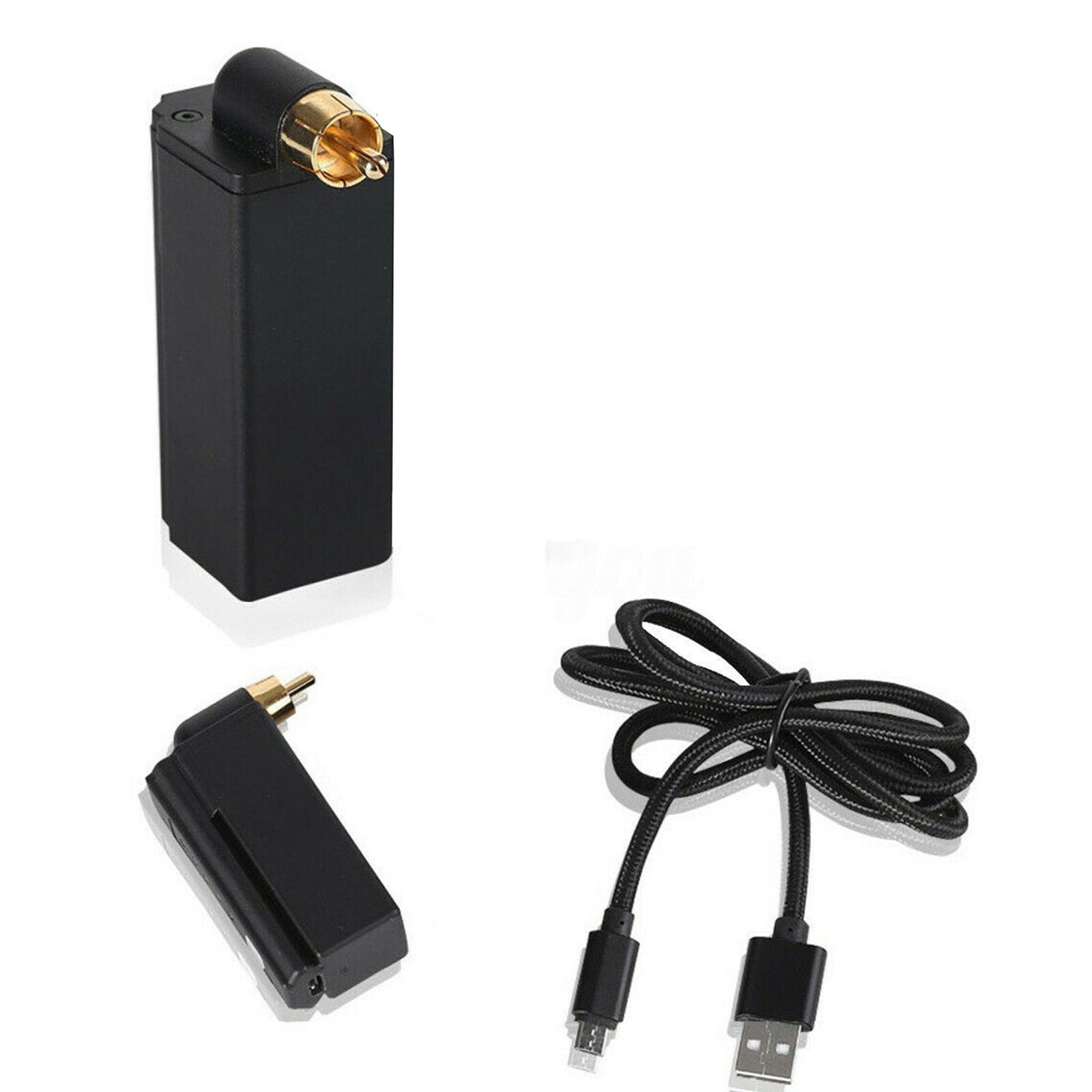 Black Wireless Battery Pack Adapter Power For Tattoo Rotary Machines 4.5V-10.5V