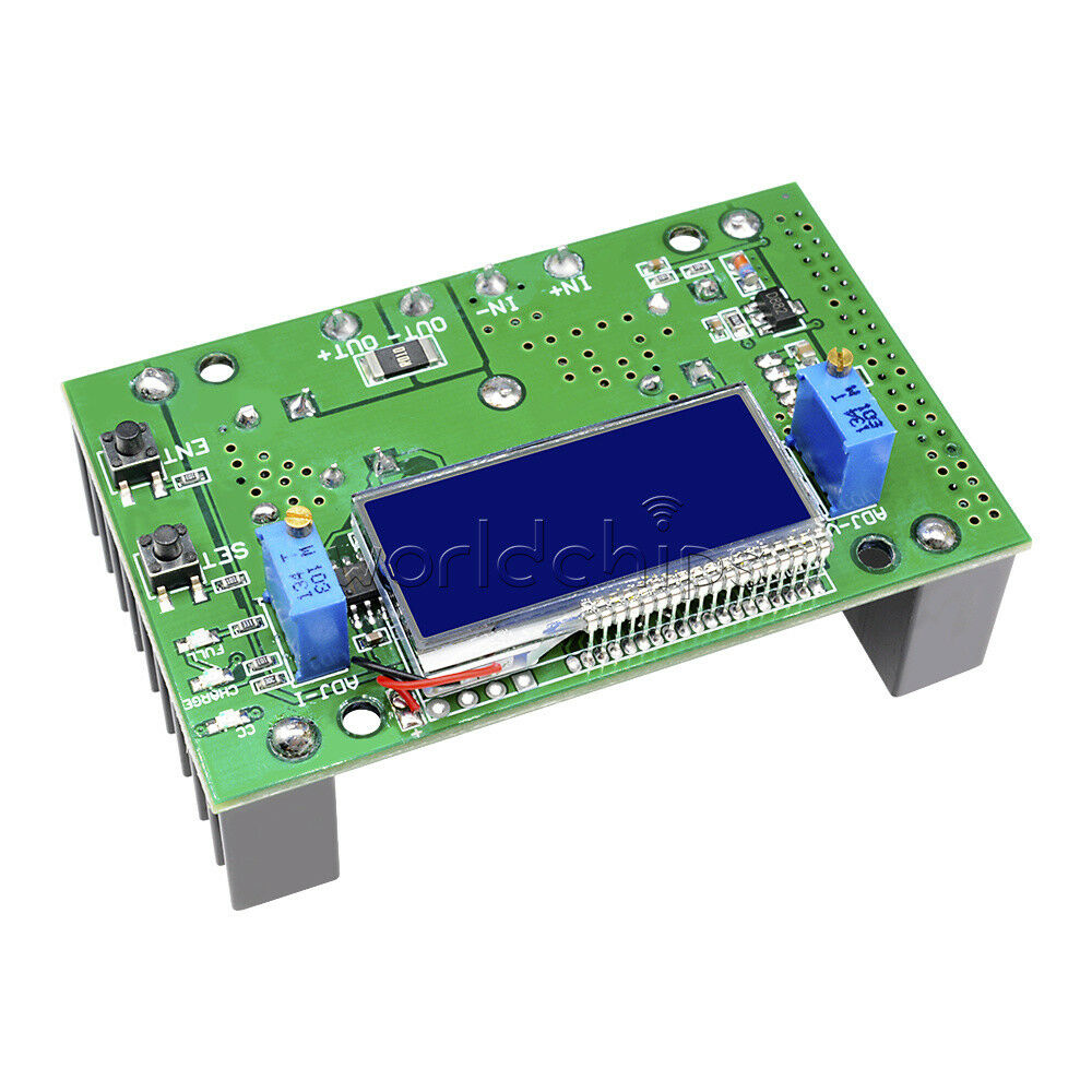 10A DC-DC 10-32V Step Down to 10-60v Boost Power Supply + LCD volt Ammeter