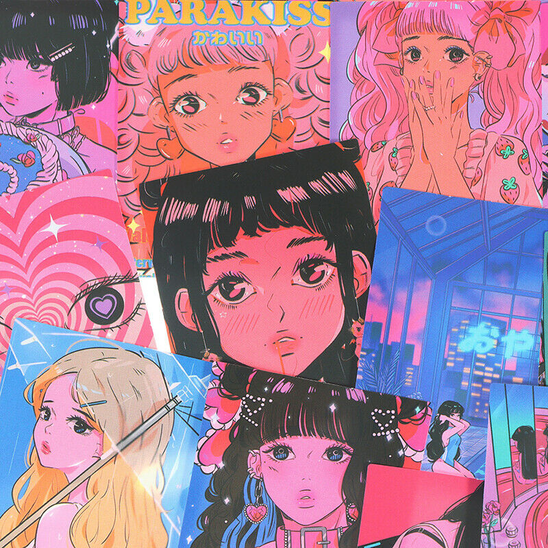 30Pcs Korean Ins Girl Stickers DIY Diary Laptop Phone Skateboard Suitcase.l8