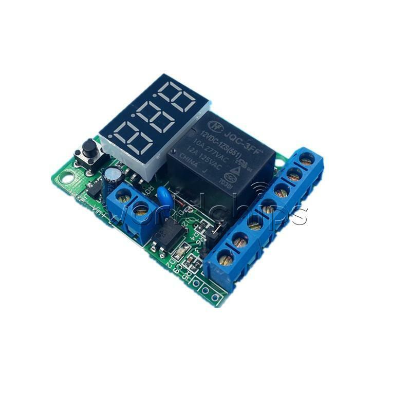 DC 12V Counting Cycle Timer Control Delay Relay Module Voltage Detection