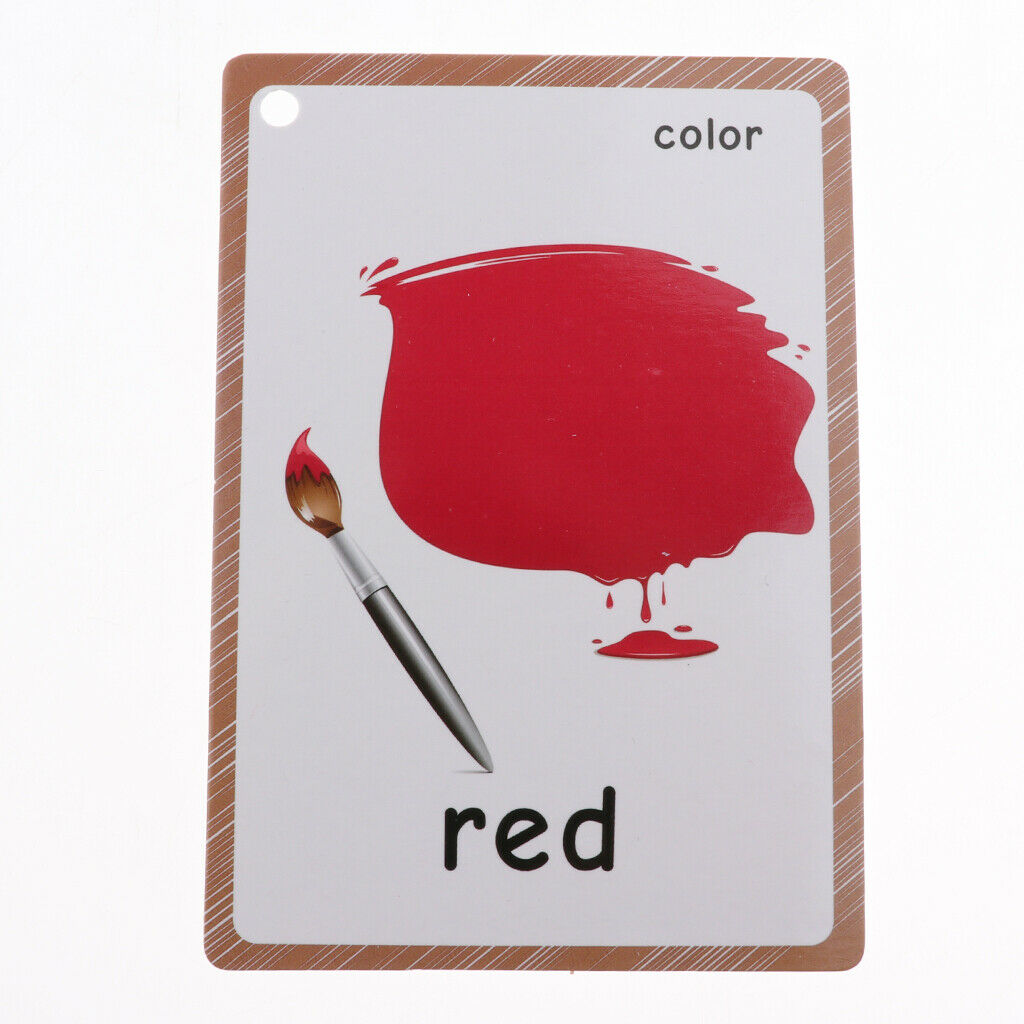 12Pcs Flash Cards Card Kids Flashcards Learning Educational Intellectual