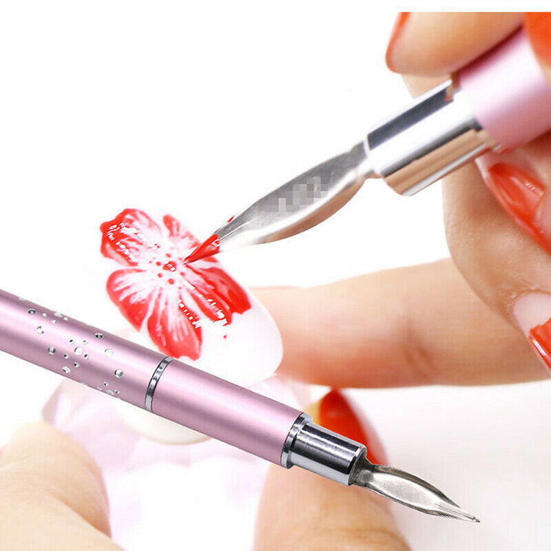 6 Heads Stainless Steel Dotting Pens Rhinestone Picker Pencil Nail Art To GN XC