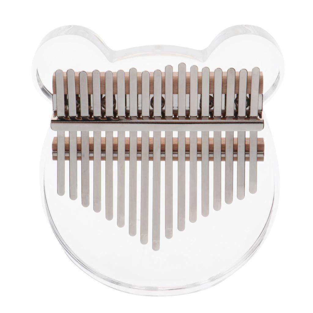 17 Keys Clear Finger Kalimba Thumb Piano Musical Instrument + Case for Kids