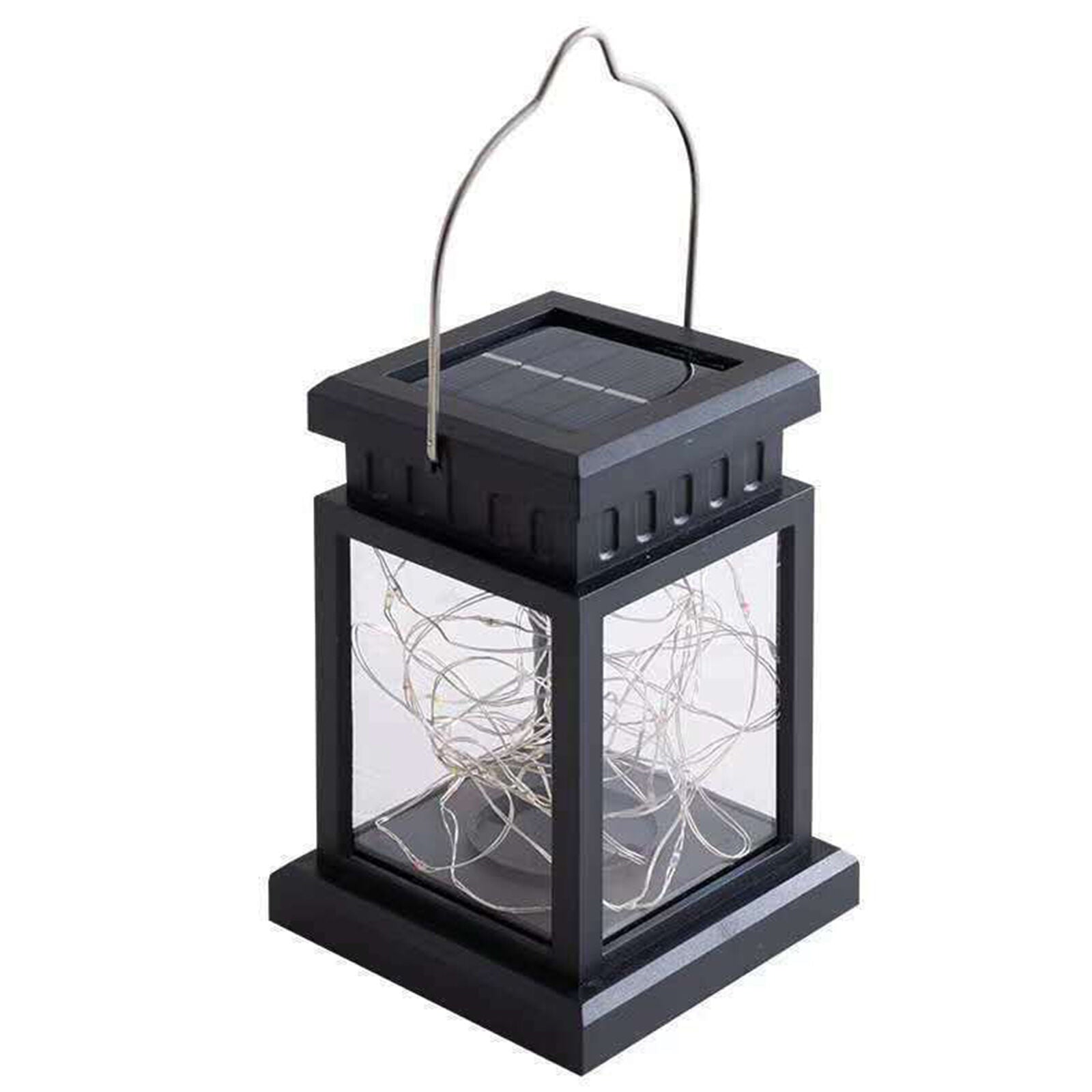 LED Solar Lantern Hanging Light outdoor Yard Patio Garden Lamp Decor Waterproof
