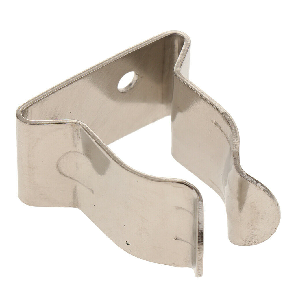 304 Stainless Steel Marine Sailing Hook Holders Clips -5/8inch to 1inch Tube 4pc