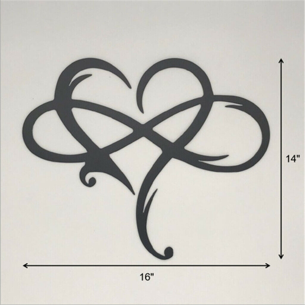Novelty Wrought Iron Heart Wall Decor Home Doorway Hanging DÃ©cor Artwork
