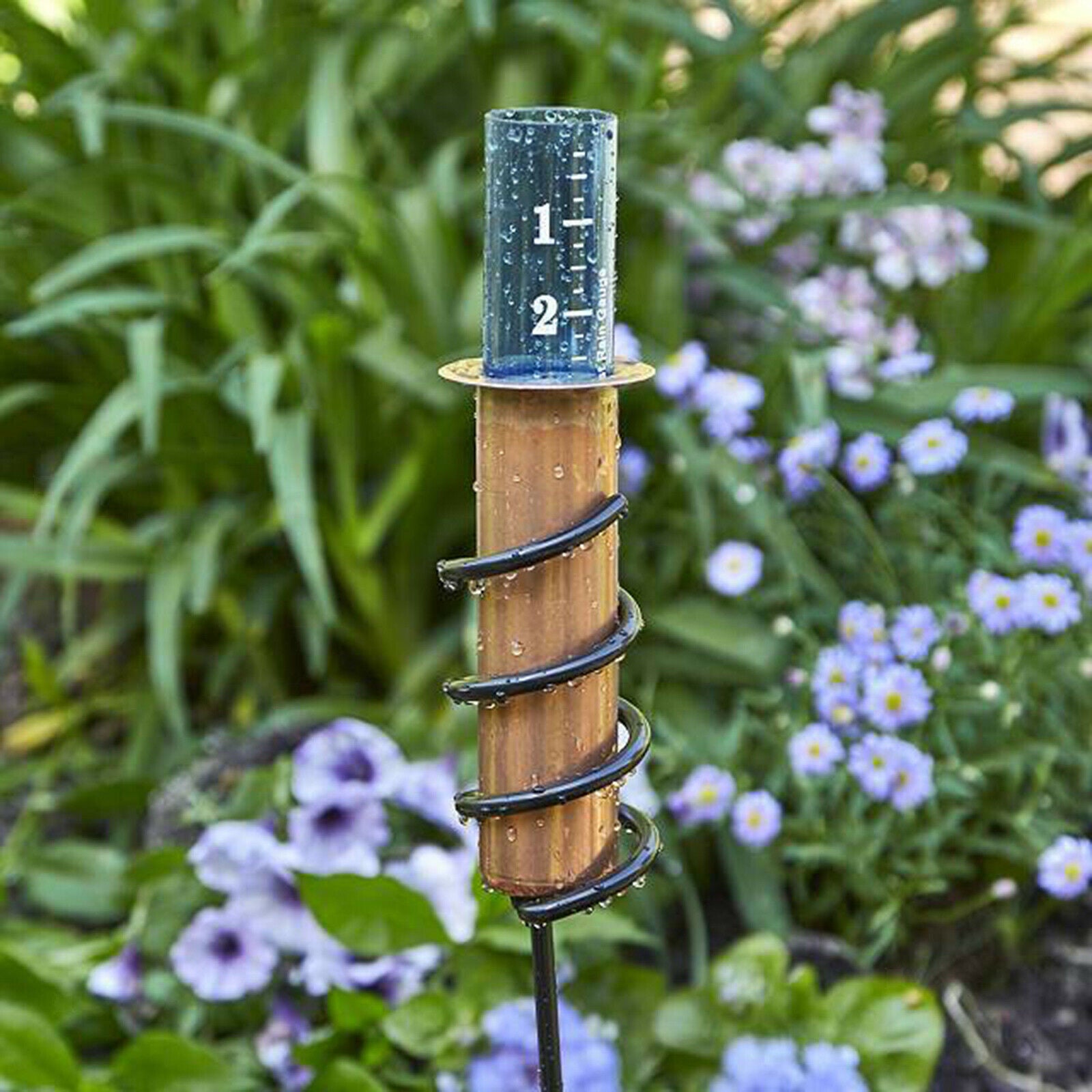 Durable 14cm Rain Gauge Water Gauge Big Numbers for Outdoor Garden Ornaments