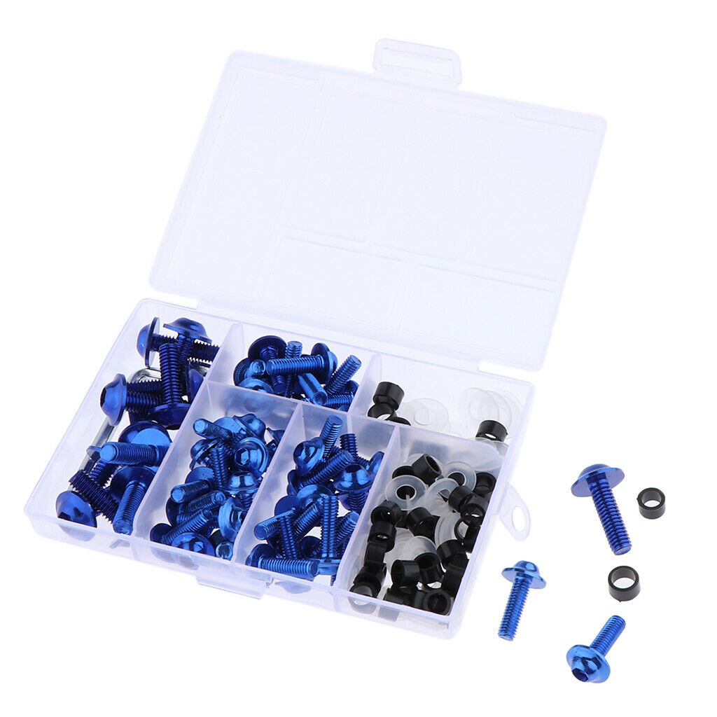 158   Pcs   Motorcycle   Complete   Fairing   Bolt   Kit   Fastener   Clips