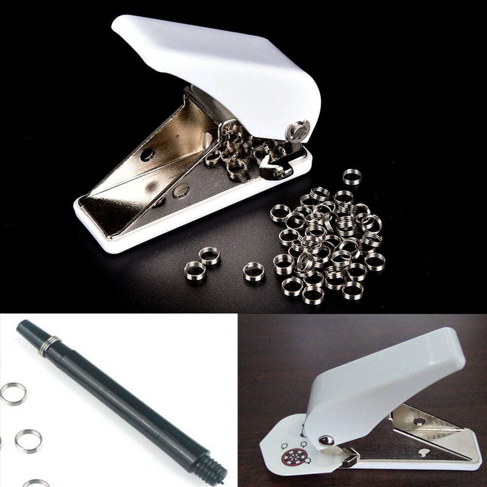 Professional Dart Flight Punch+50pcs Dart's Shaft Metal Ring Darts AccessoriN SJ