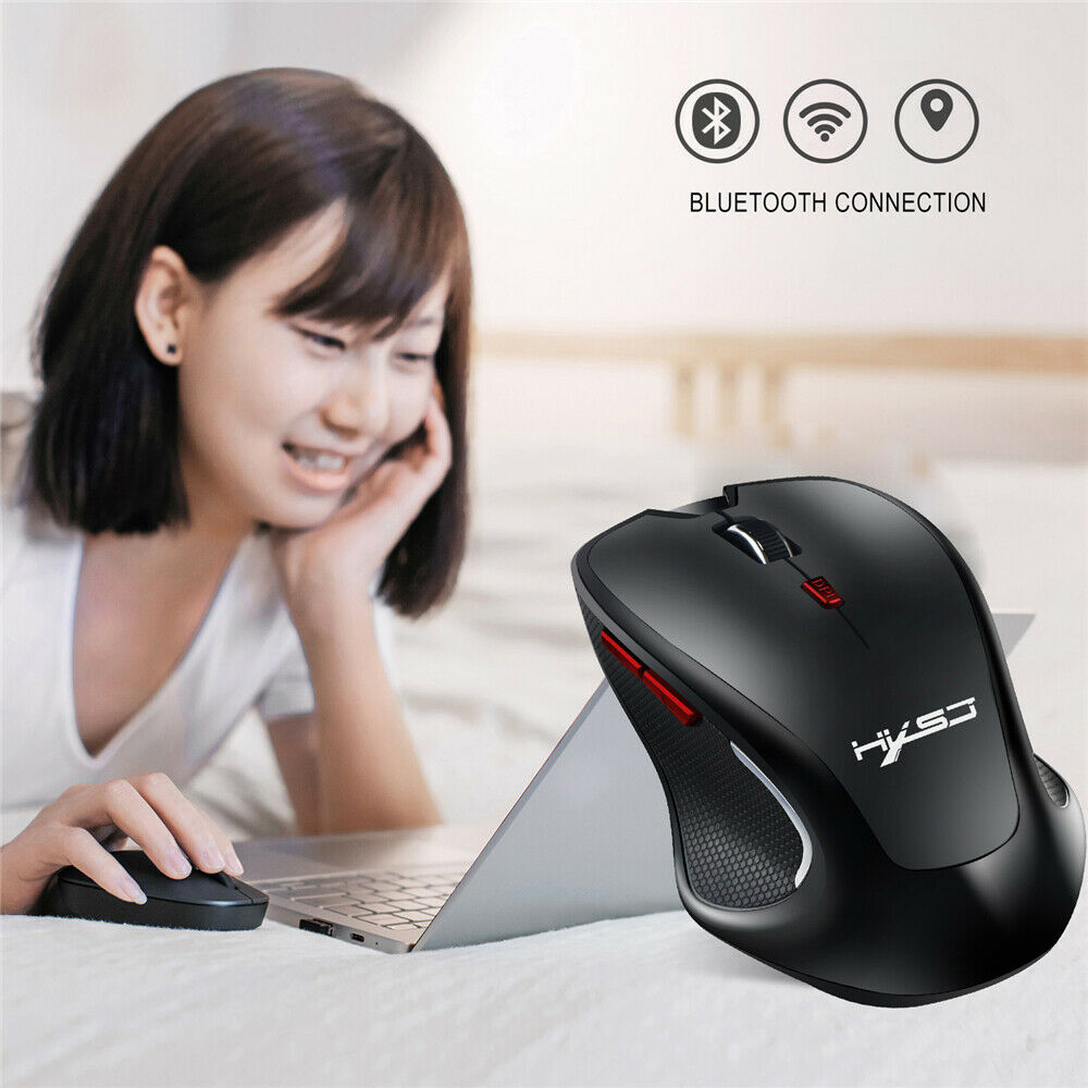 Bluetooth 3.0 Wireless Optical Mouse Mice Adjustable DPI for Tablet PC BP Gaming