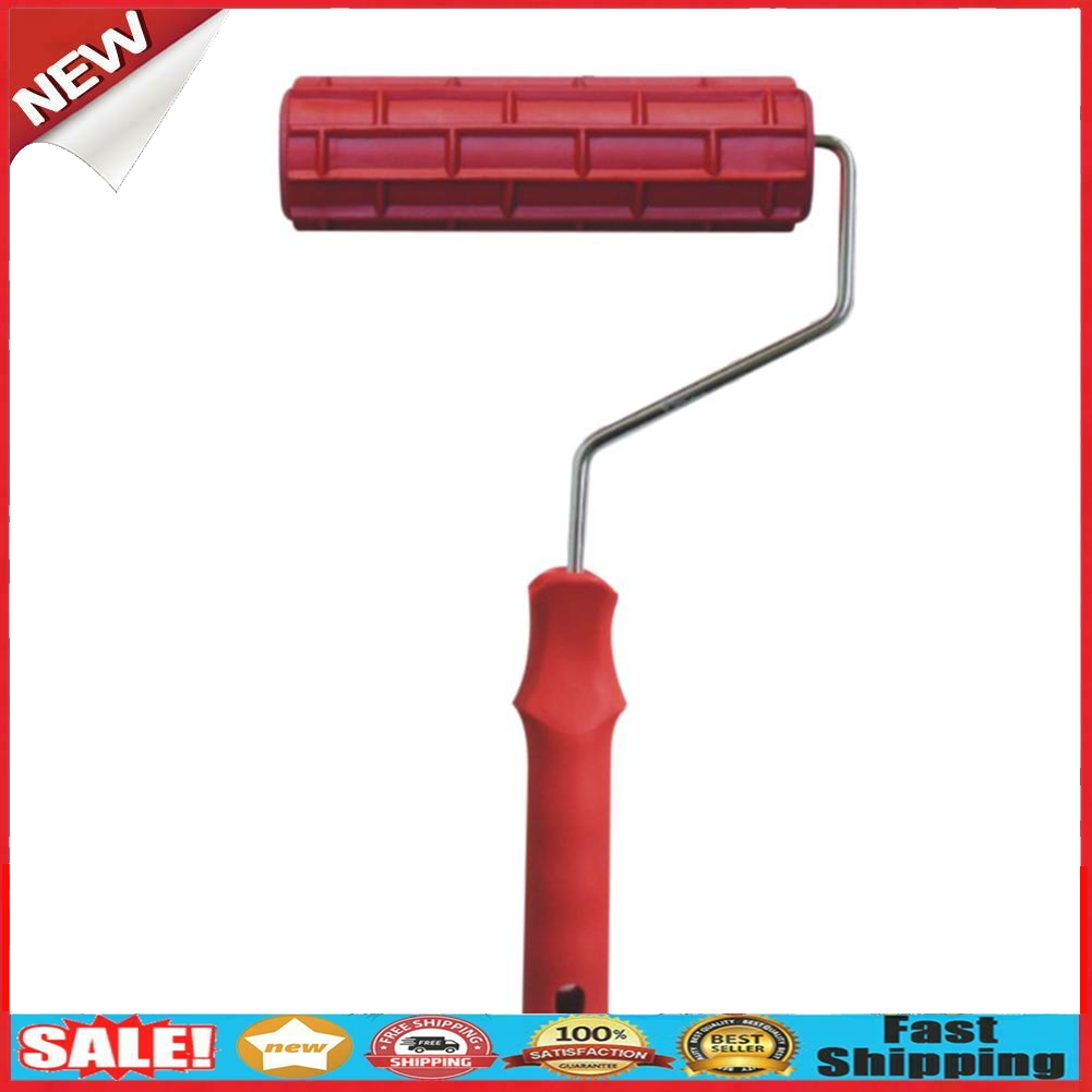 7inch Imitation Brick Pattern Embossing Cylinder Wall Paint Roller Brushes @