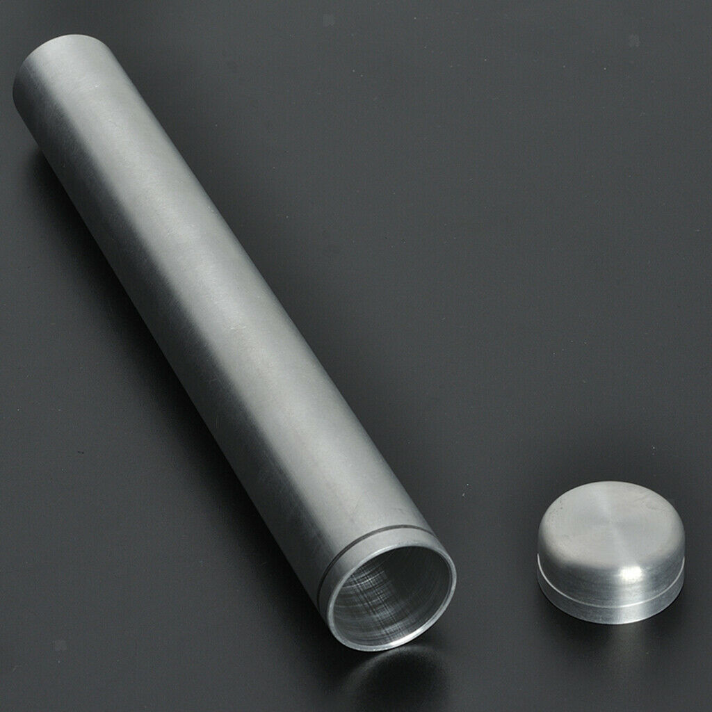 Classic Aluminum Travel Cigar Tube Humidor Holder Cigar Case