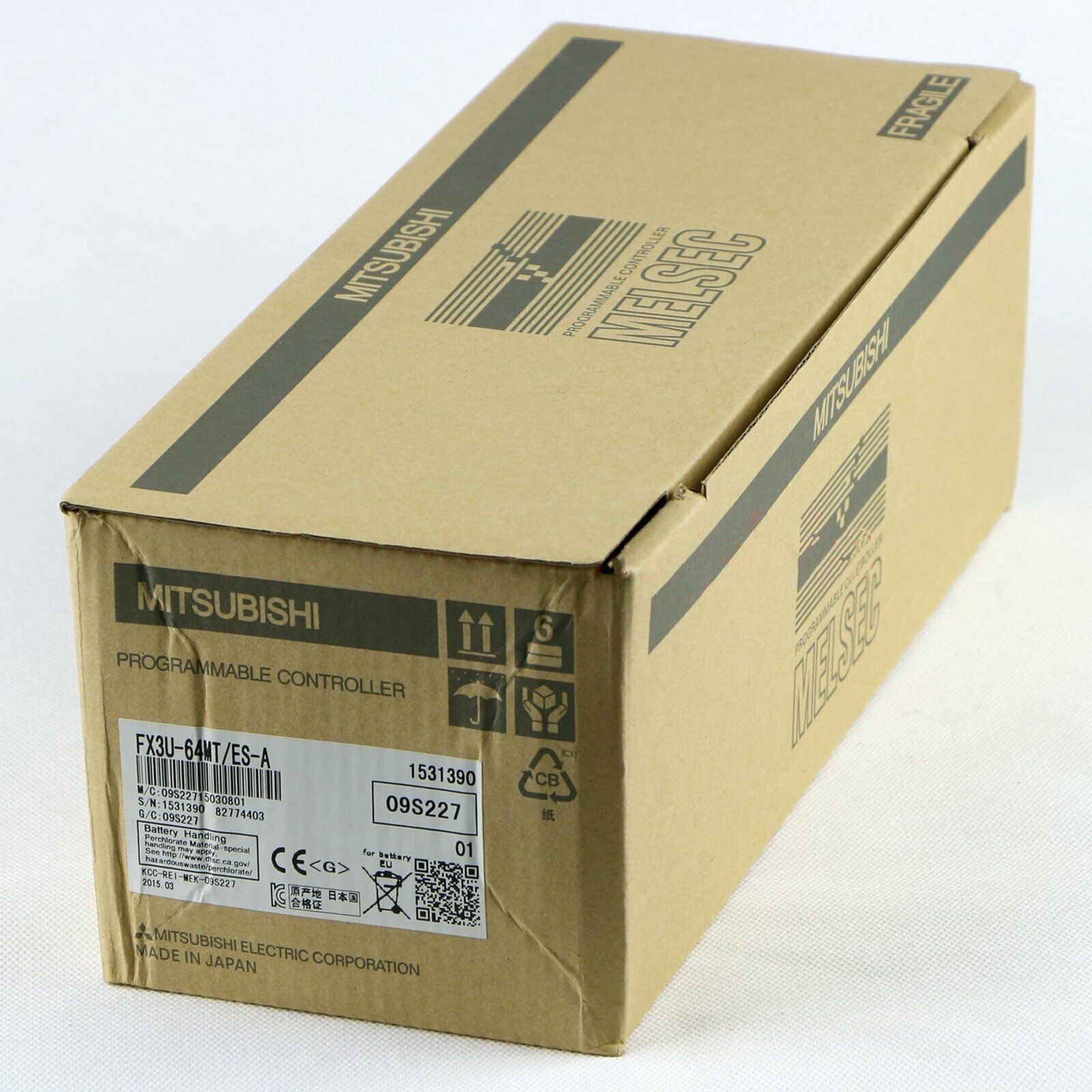 New In Box Mitsubishi FX3U-64MT/ES-A Programmable Logic Controller FX3U64MT/ESA