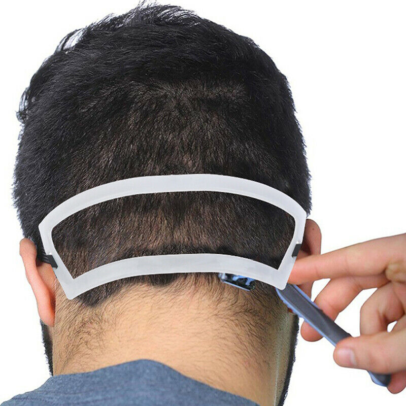 White Neck Hair Line Guide Neckline Hairline Haircuts Template Shaving Tr.l8