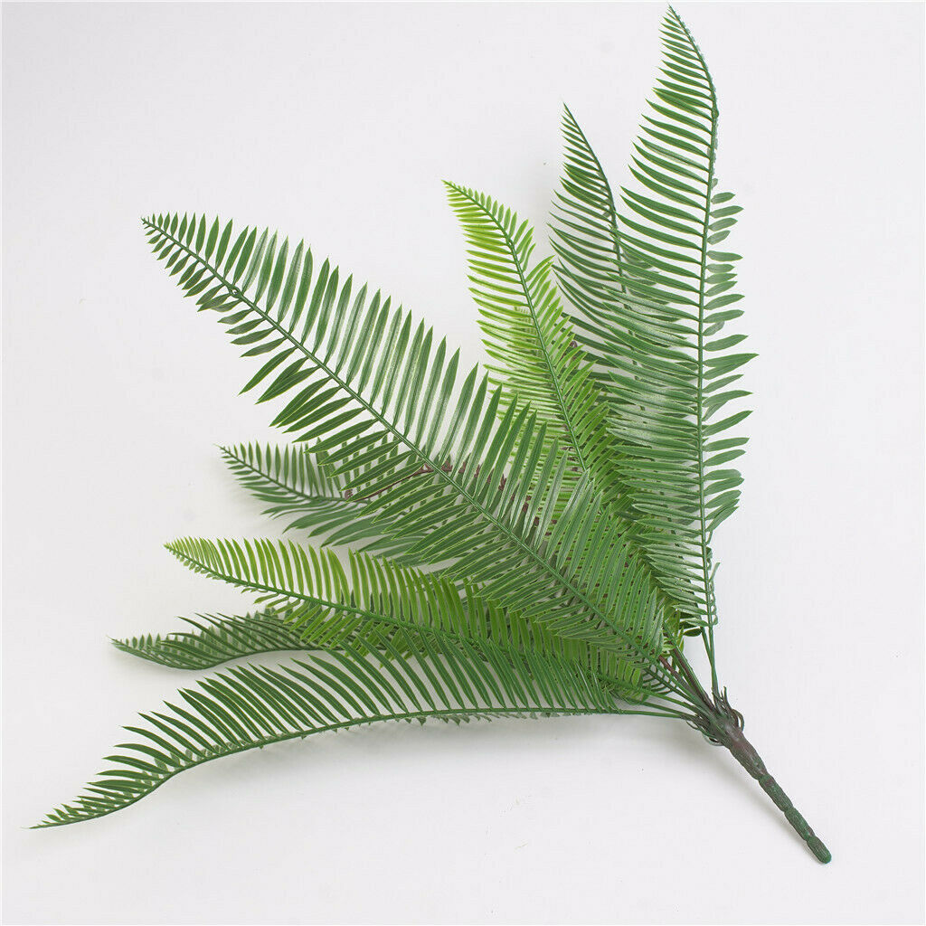 Artificial Cycas Leaves Branch Cycas Fern Leaf  With Metal Frame