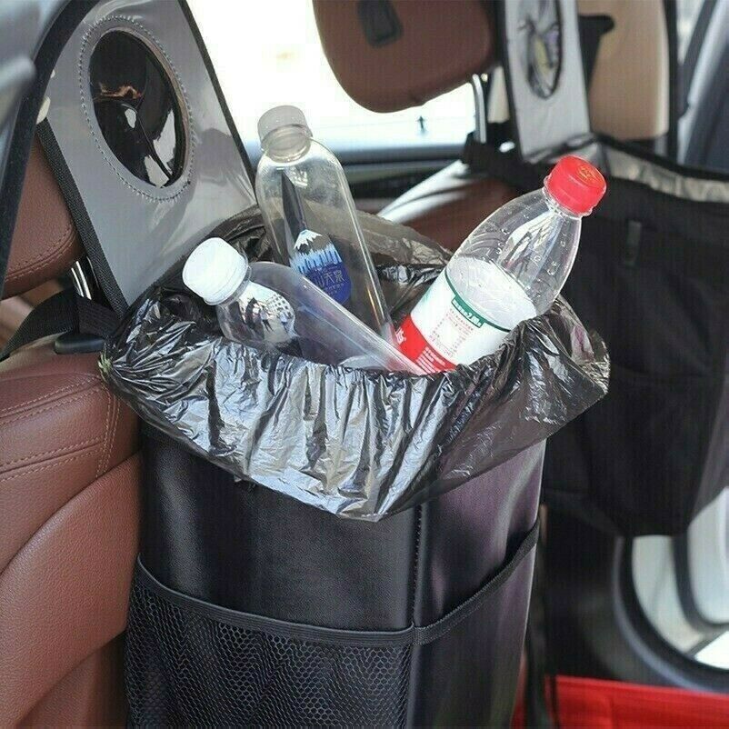 Car Trash Can Foldable Garbage Bin Storage Organizer Waste Basket Container NR9