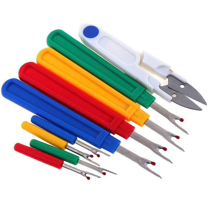 9pcs Seam Ripper Stitch Unpicker Thread Cutter DIY Sewing Cross Embroidery TooDD