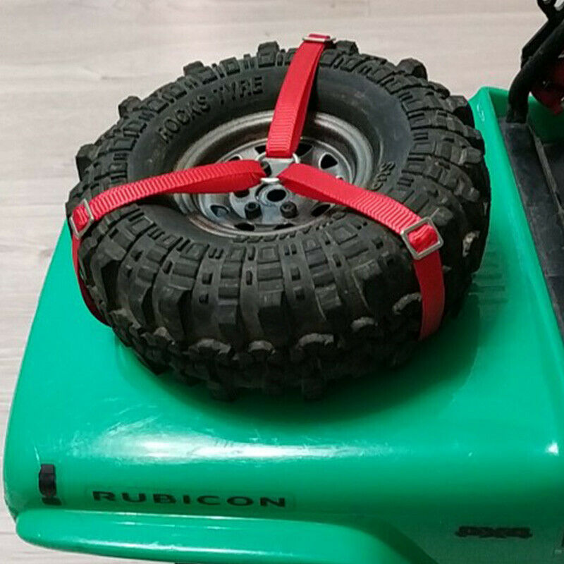 3Pcs RC Cler Spare Tire Wheel Anti-Slip Belt for RC Car Traxxas Axial SCX10 RRF2