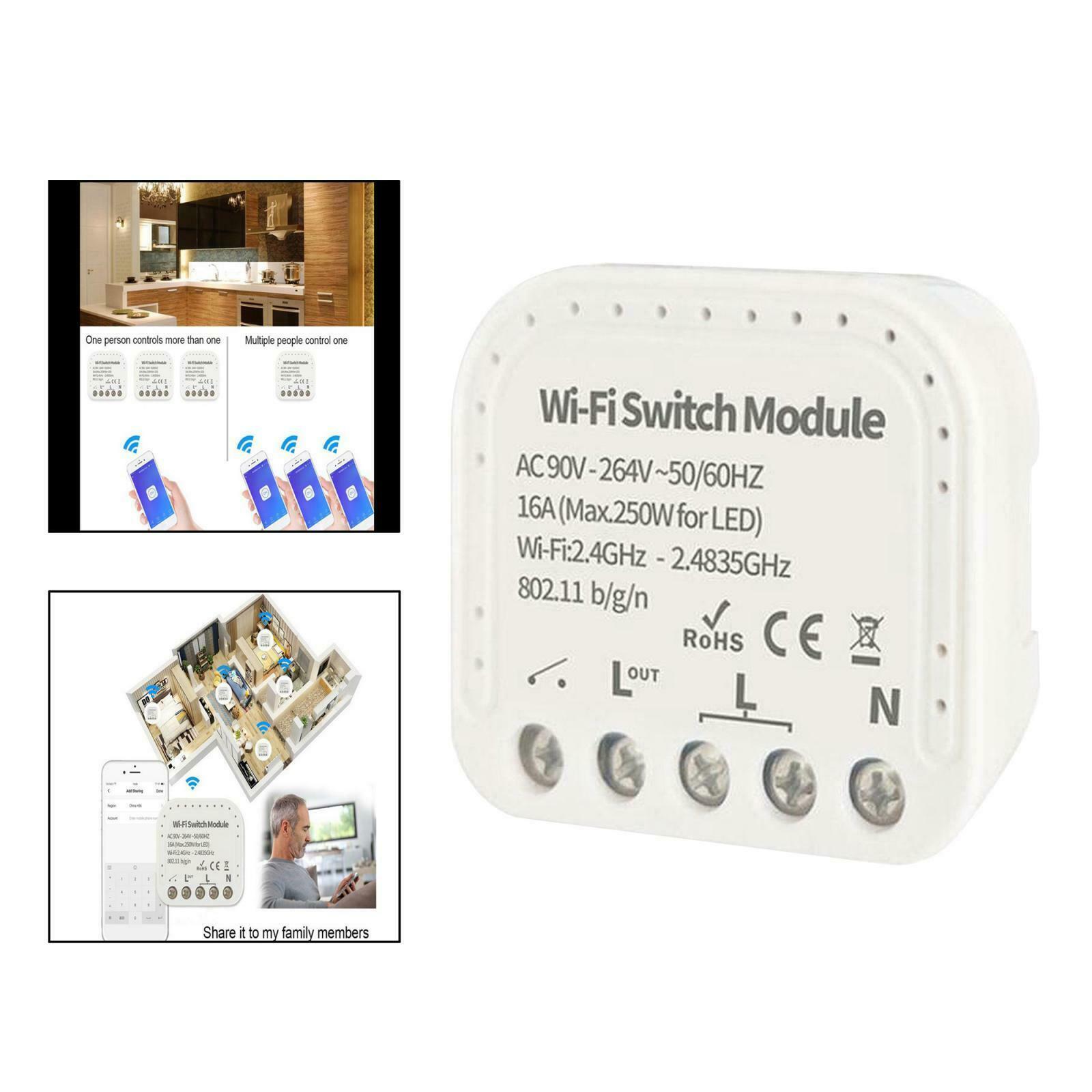 Smart WiFi Dimmer Switch for Smart Home Assistant Voice Control