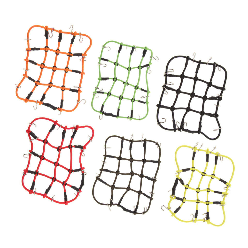 2Pcs Elastic Car Luggage Net with Hook Cargo Net for SCX10 D90 4 RC