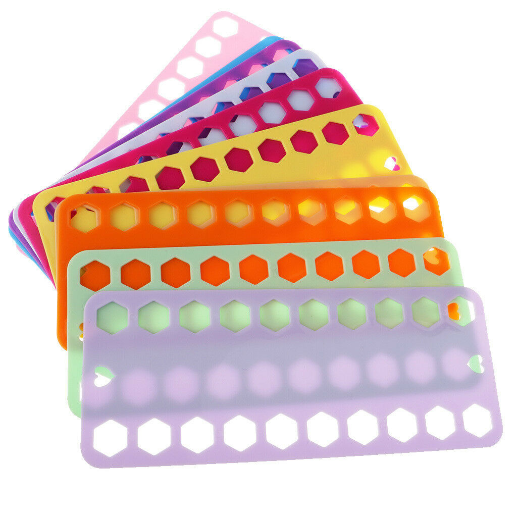 10Pcs Plastic Embroidery Thread Plate Cross Stitch Threading Board Tools