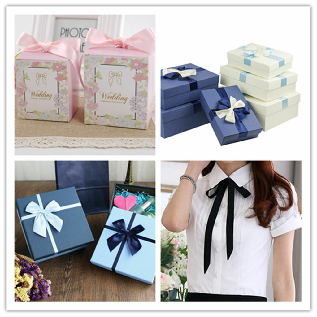 Quality Cut 26 Pcs Satin Ribbon Double Sided 25mm Crafts for Wedding Decor