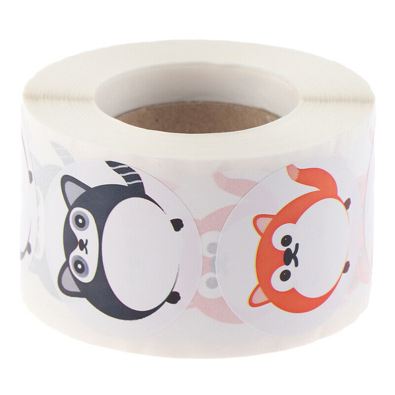 500pcs/roll animal Stickers for seal labels gift panda Packaging Sticke.l8