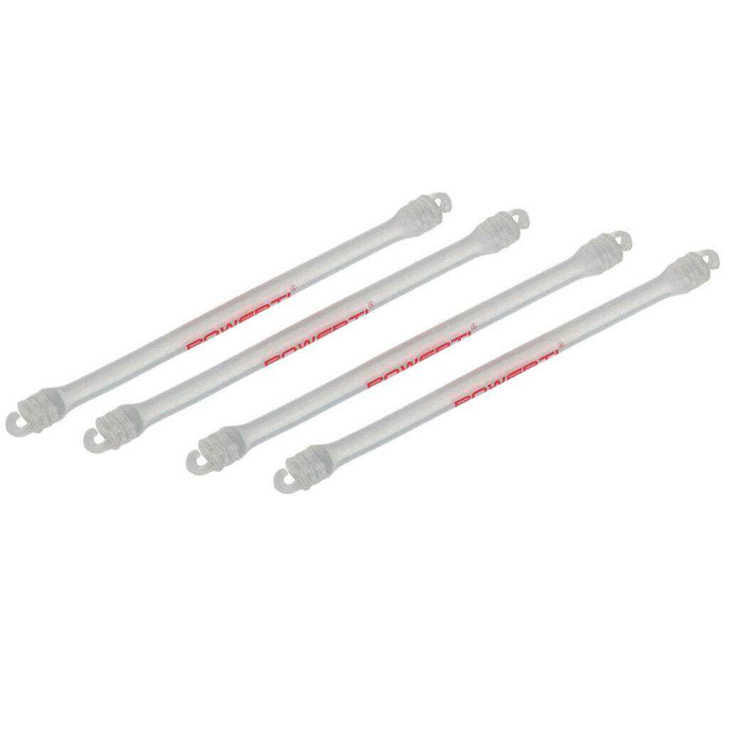 Set 4 Vibration Dampeners ShockproEasy Installation for Tennis Players White