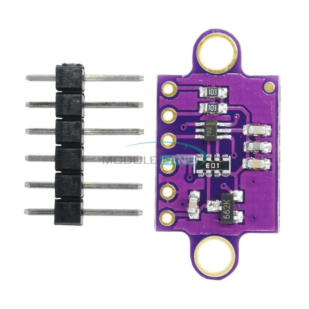 5PCS GY-VL53L0XV2 VL53L0X Time-of-Flight Distance Sensor Breakout Module