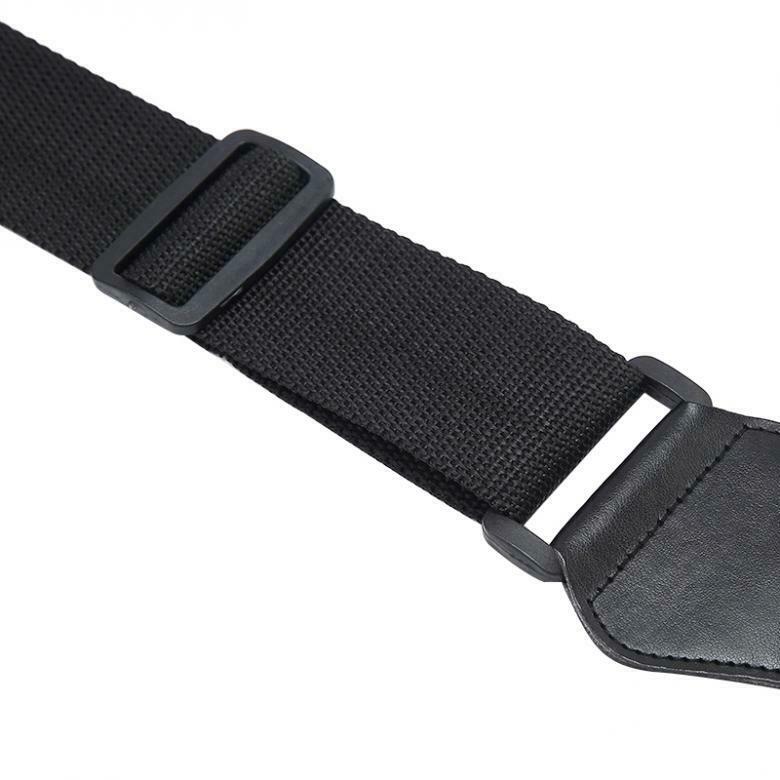 Adjustable Black Guitar Strap for Acoustic Electric Bass