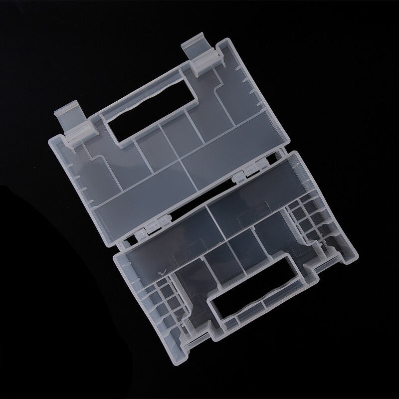 Portable hard plastic case storage box holder organiser for AA AAA C batt.l8