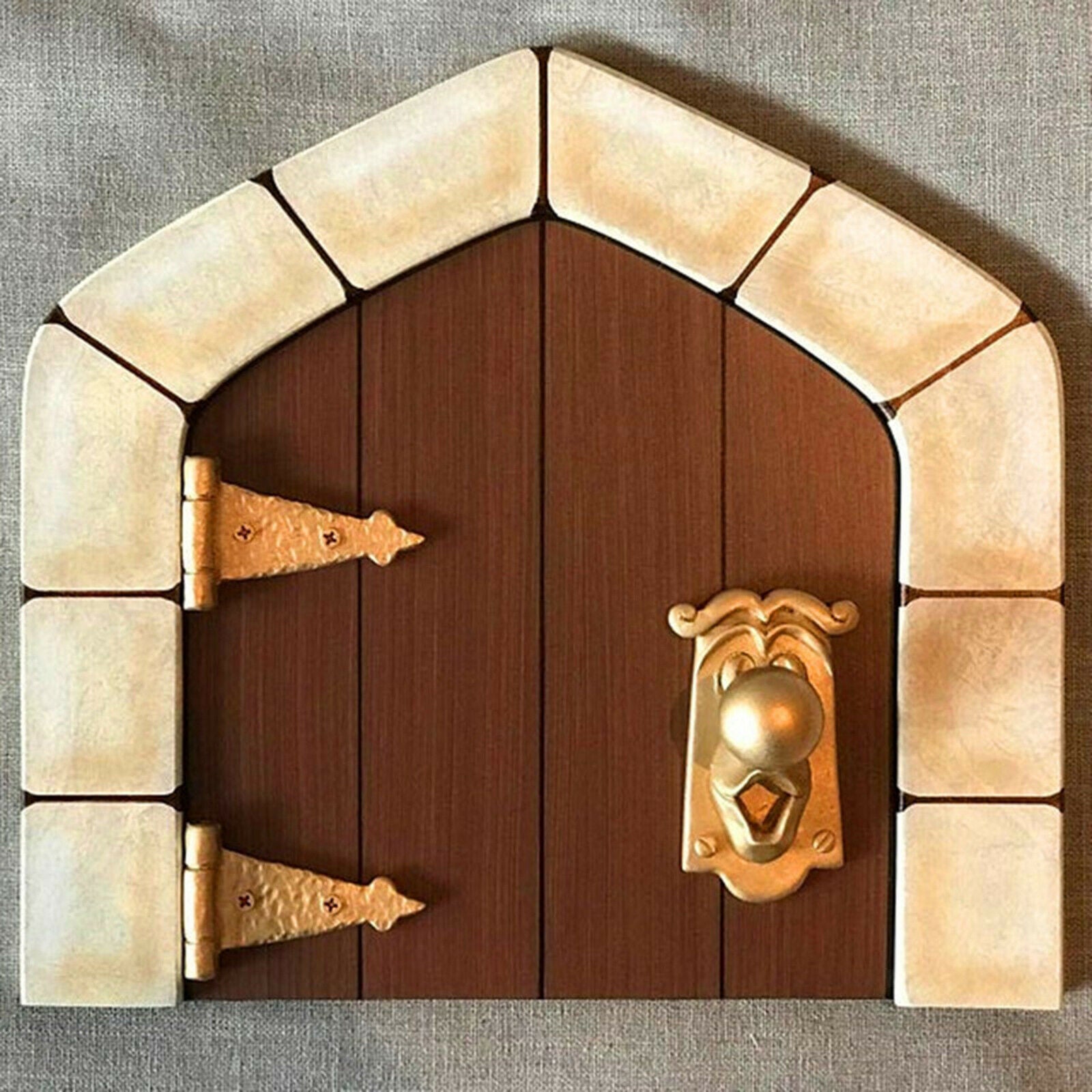 Fairy Door Art Garden Mystical Statues Wall Indoor Fairy Garden Porch Decor