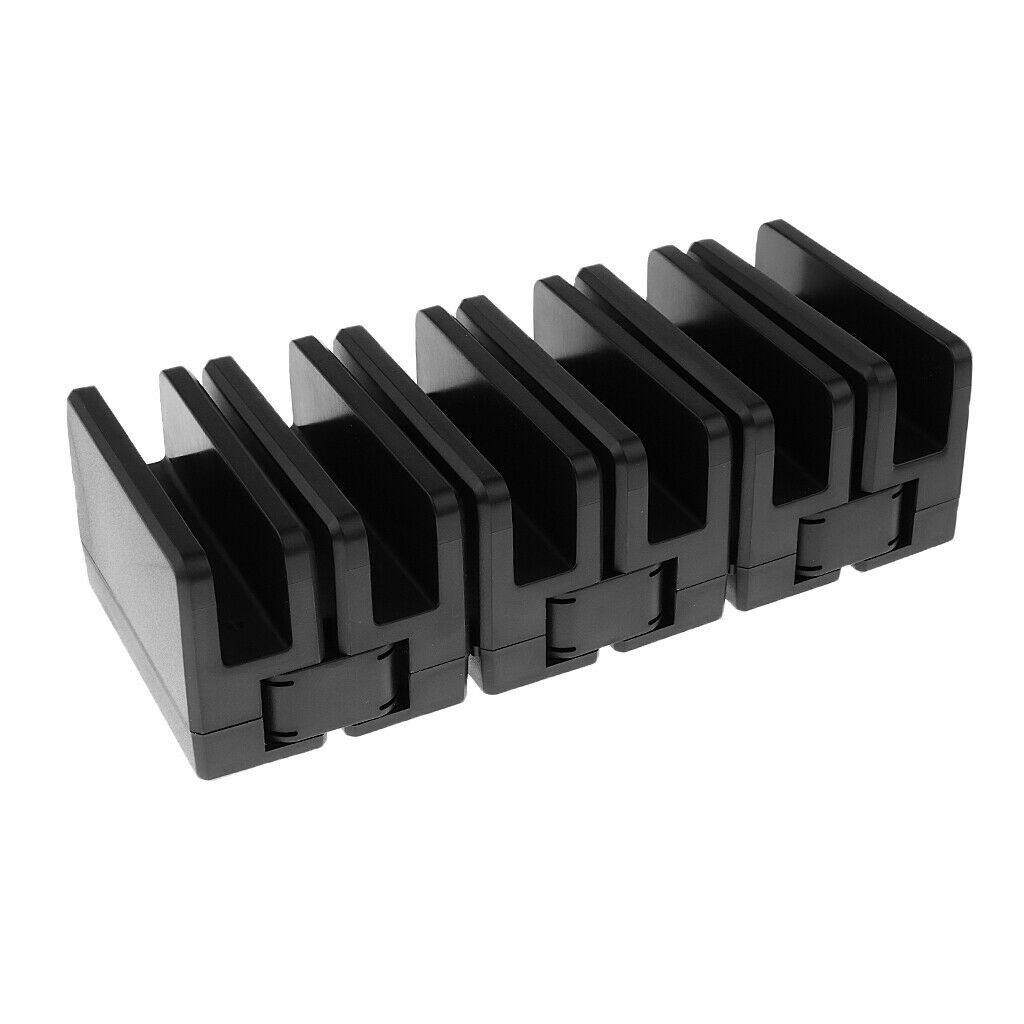 Universal Multi Device Organizer Stand Holder for Tablets Smartphones Black