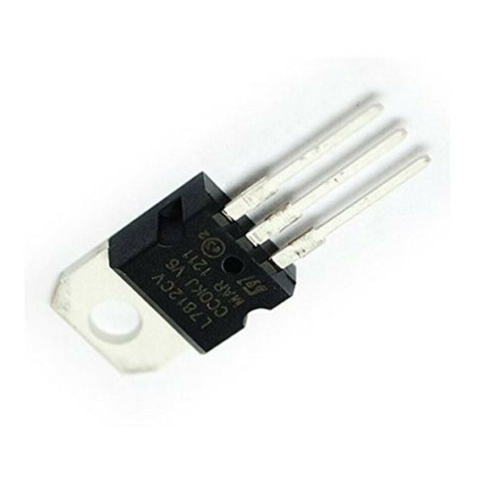 10Pcs L7812CV LM7812 L7812 TO-220 Voltage Regulator IC