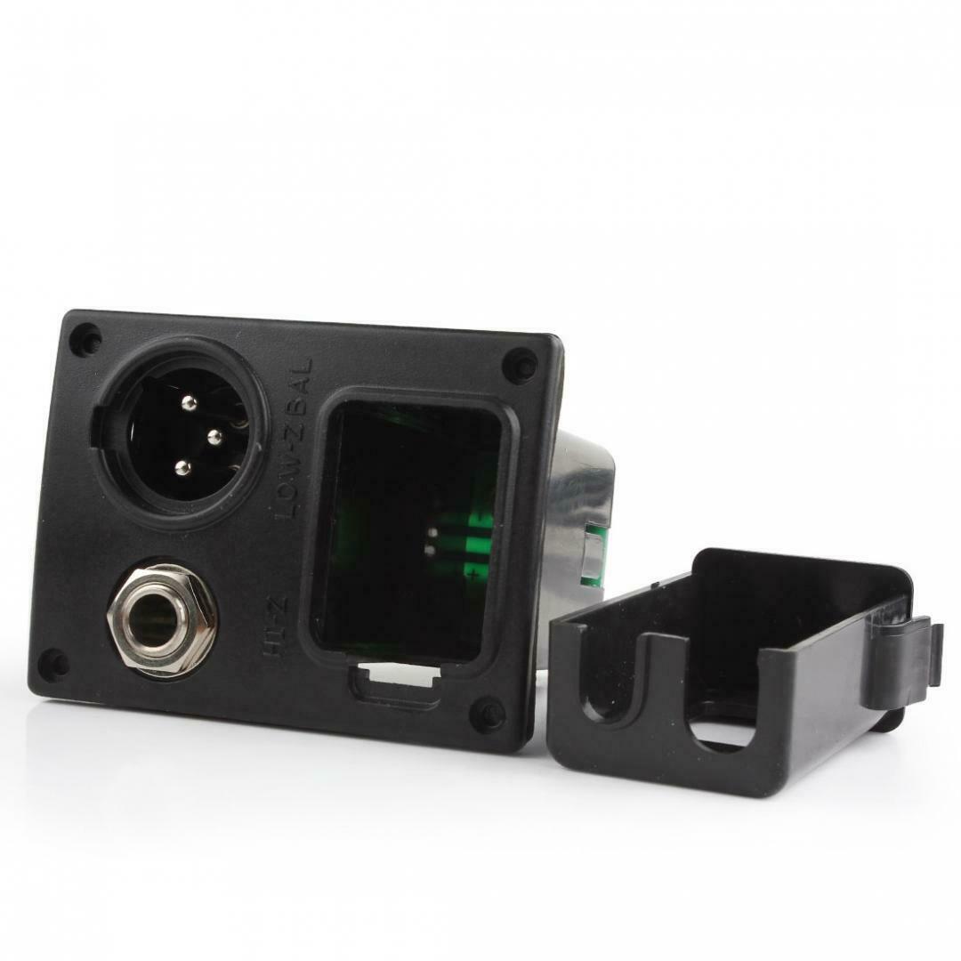 5 Band Guitar Equalizer Acoustic Preamp EQ Piezo Pickup Amplifier Tuner LCD Mic