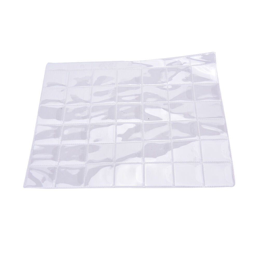 Clear 42 Pockets Plastic Coin Holders Storage Collection Money Album Case C Ad