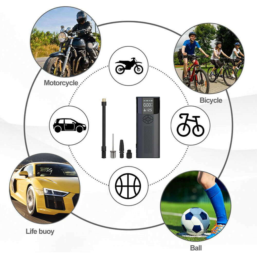 Smart Air Pump Portable Car Automatic Compressor Tire Inflator For Motorcycle