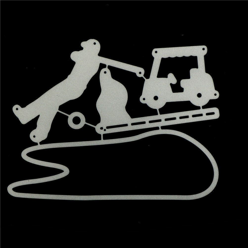 Golf Course Design Metal Cutting Dies For DIY Scrapbooking Album Card.l8