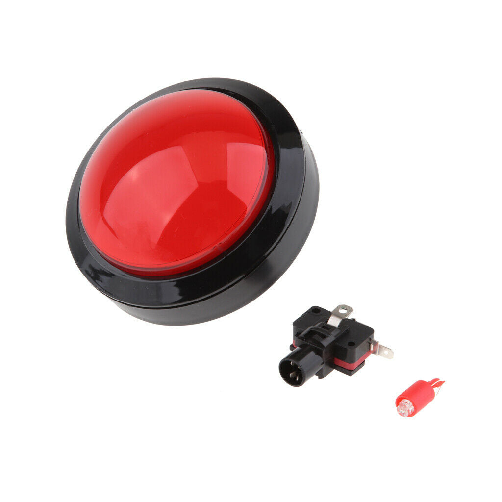 12V Red LED Lamp Triangle Automat Push Button, Arcade Machine Action Button