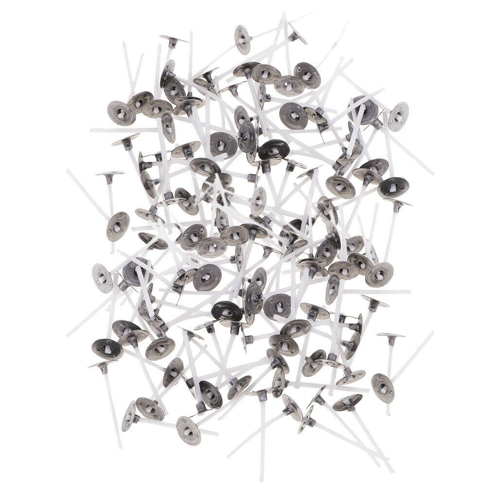 200x Aluminum Foil Tealight Holder Cup Case &200 Candle Wicks for Candle Making