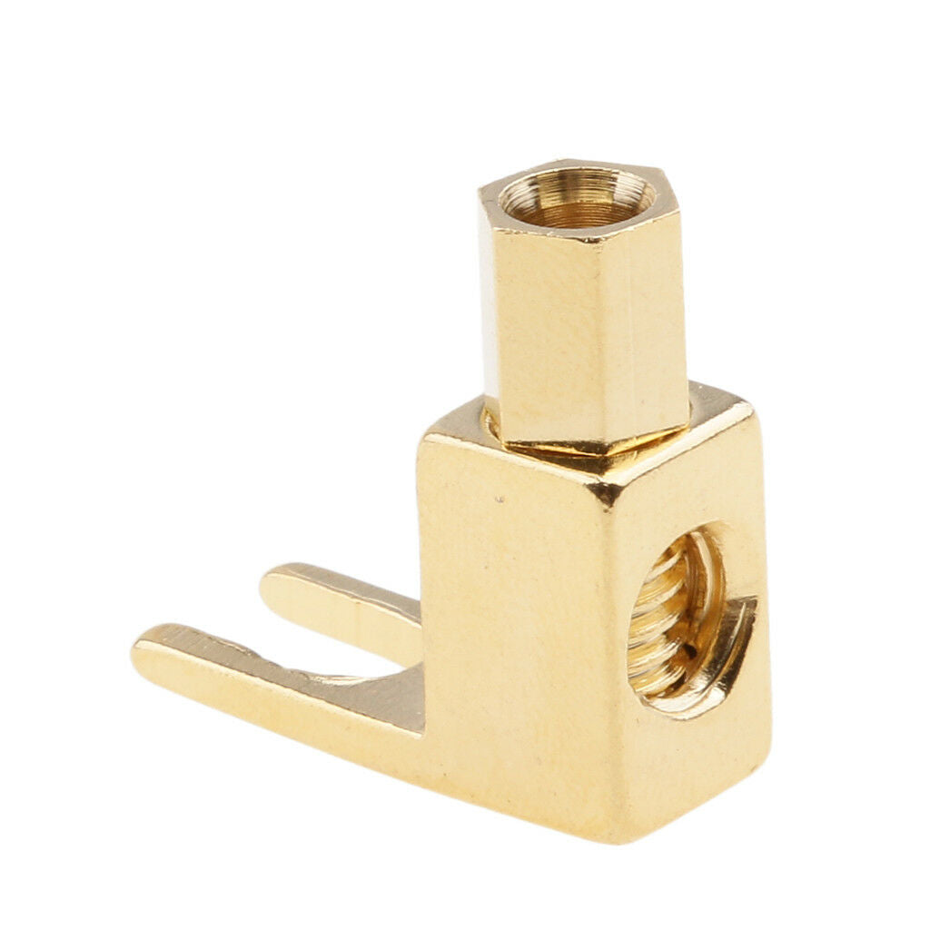 2pcs Hi-end Banana to Spade Adapter Plug / Speaker Cable Connector