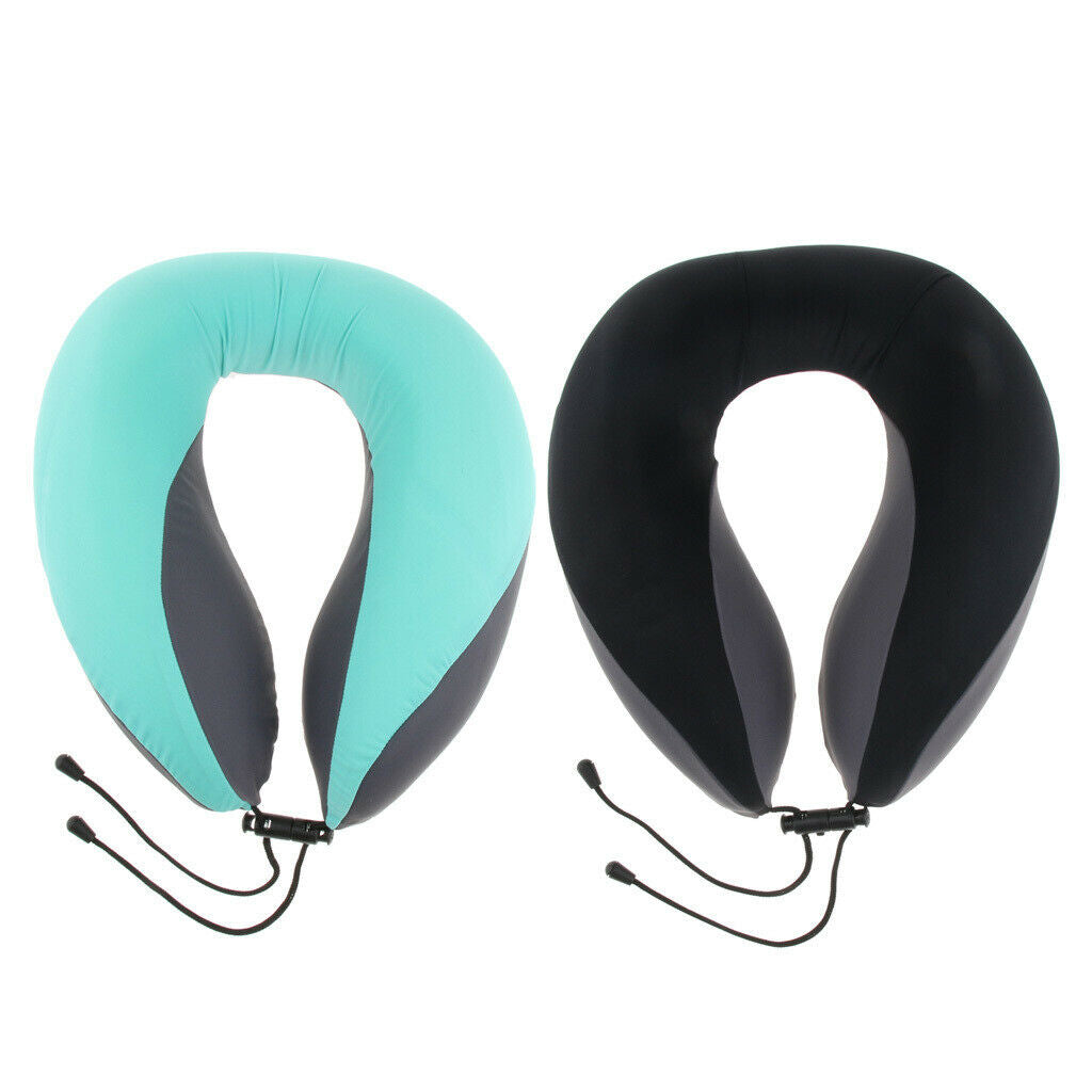 2X Home Office Travel Portable U Shaped Memory Foam Pillows Neck Protection