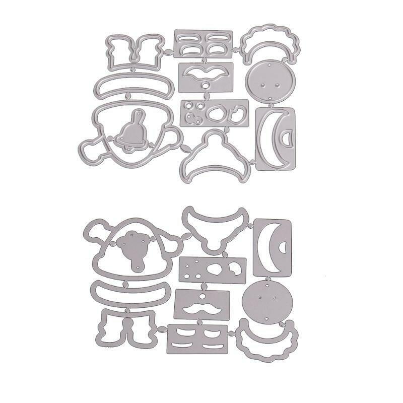 Christmas Santa Metal Cutting Dies Stencil DIY Scrapbooking Album Paper Template